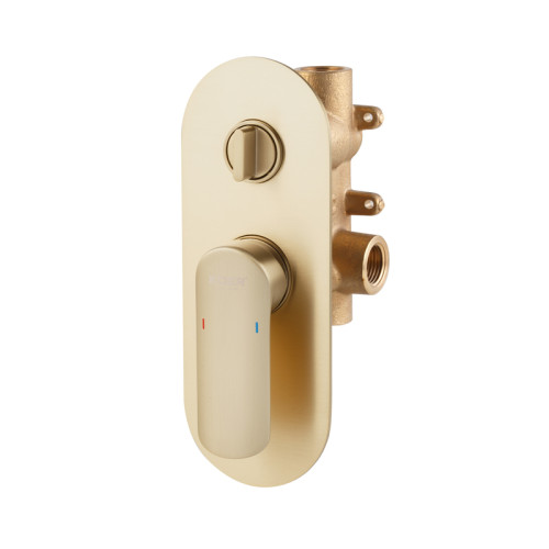 Душова система вбудована KOER KB-62028-12, 2 функції (Колір матове золото) (KR6010)