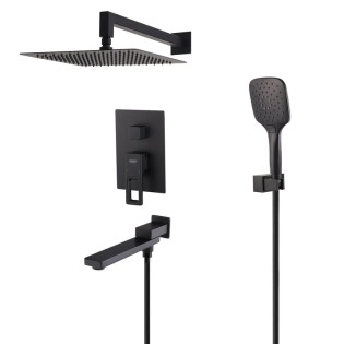 Душова система вбудована KOER KB-66009-05, 3 функції (Колір чорний) (KR6020)