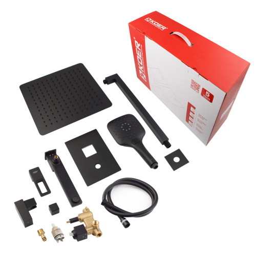 Душова система вбудована KOER KB-66009-05, 3 функції (Колір чорний) (KR6020)