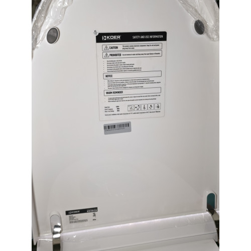 Унітаз-біде підлоговий з електронним керуванням Koer TB-0201 Smart 675x400x450mm із вбудованим бачком (KR6071)