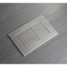 Панель змиву Koer KT-0612-02 240x160x10mm з нержавіючої сталі, квадратна кнопка SUS304 (KR6120)