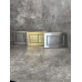 Панель змиву KOER KT-0612-07 240x160x10mm з нержавіючої сталі, кнопка квадратна (колір графіт) (KR6122)