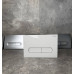 Панель змиву KOER KT-0608-03 240x160x10mm пластикова, кнопка закруглена (колір білий) (KR6123)