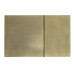 Панель змиву Koer KT-0610-12 240x160x32mmmm пластикова, квадратна кнопка (колір матове золото) (KR6137)