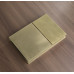 Панель змиву Koer KT-0610-12 240x160x32mmmm пластикова, квадратна кнопка (колір матове золото) (KR6137)