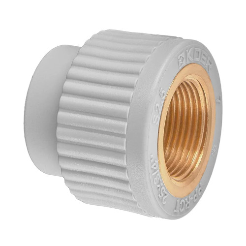 Муфта ВР KOER K0088.PRO.WN - 25х3/4F PPR (KR6225)