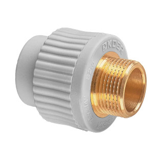 Муфта НР KOER K0097.PRO.WN - 25х3/4М PPR (KR6226)