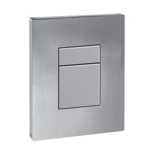 Панель змиву Koer KT-0607-02 157x198x10mm пластикова, квадратна кнопка (SS Color) (KR6239)