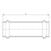 Муфта насувна KOER KQ.C15 PRESS-INOX AISI 304 15x15 (KR6314)