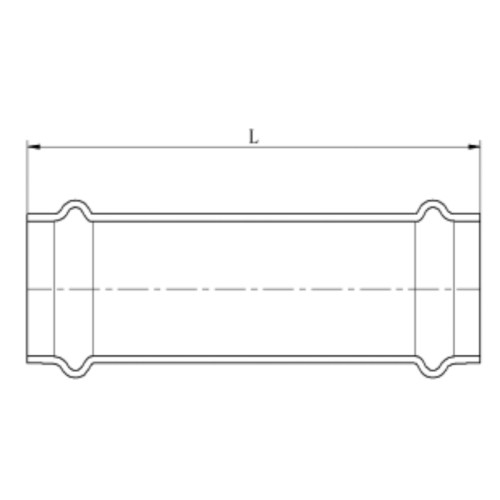 Муфта насувна KOER KQ.C35 PRESS-INOX AISI 304 35x35 (KR6318)