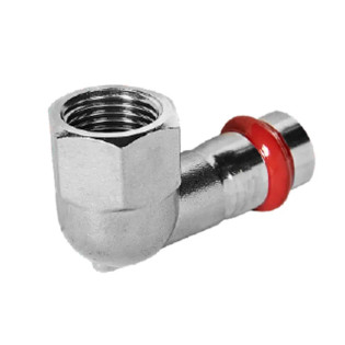 Коліно 90° ВР KOER KQ.L2808F PRESS-INOX AISI 304 28x3/4