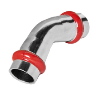Колено 45⁰ двухраструбное PRESS-INOX