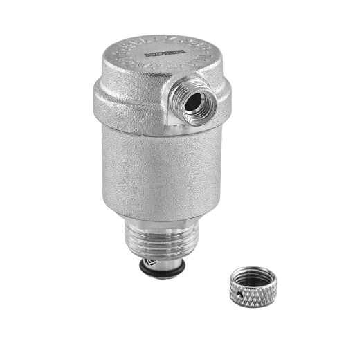 Воздухоотводчик автоматический 1/2” прямой с обратным клапаном KOER KR.1278-15 (KR6489)