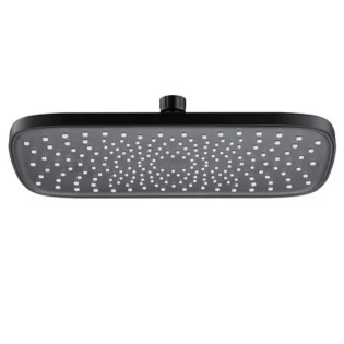 Лійка для душу стельова MIXXUS SH-18-OH BLACK 300x200мм (Колір чорний) (LE2791)