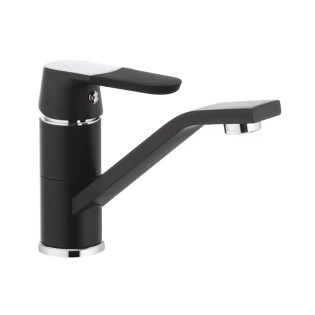 Змішувач для умивальника MIXXUS PREMIUM TIGER 555-15cm NUT BLACK (Колір чорний) (MI0568)