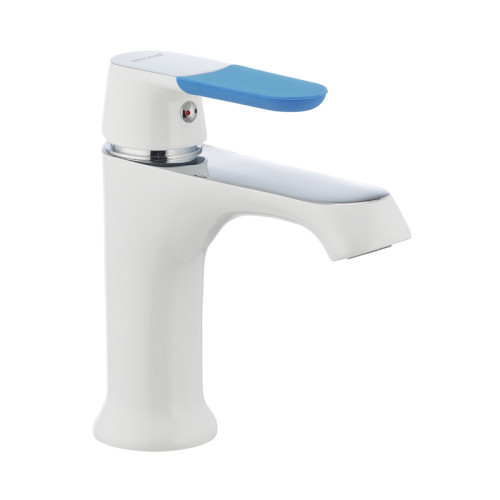 Змішувач для умивальника MIXXUS PREMIUM TIGER 001 NUT WHITE (Колір білий) (MI0570)