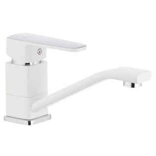 Змішувач для умивальника MIXXUS MISSOURI 555-15CM NUT WHITE (Колір білий) (MI0593)