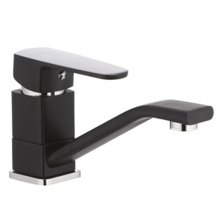 Змішувач для умивальника MIXXUS MISSOURI 555-15CM NUT BLACK (Колір чорний) (MI0599)