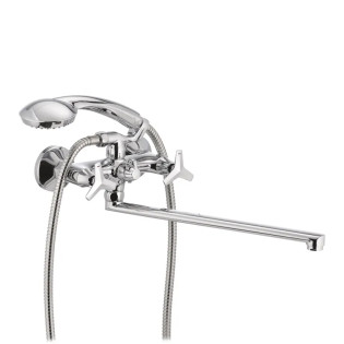 Смеситель для ванны MIXXUS PREMIUM VESTA 140 EURO (Цвет хром) (MI0611)