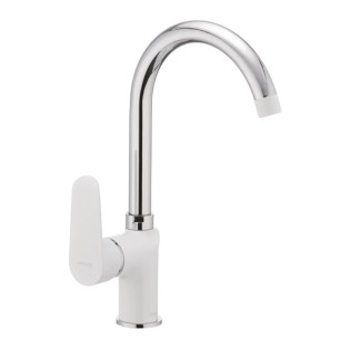 Змішувач для кухні MIXXUS COLORADO 014 NUT WHITE (Колір білий/хром) (MI1641)