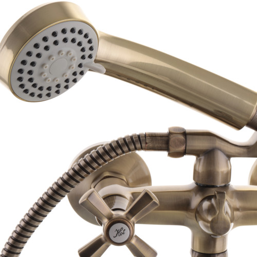 Смеситель для ванны MIXXUS PREMIUM RETRO BRONZE-142 (Цвет бронза) (MI1652)