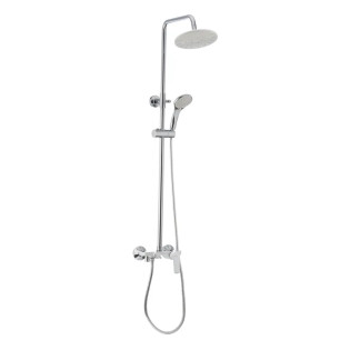 Душова колона MIXXUS PREMIUM SOFIA WHITE/CHROME-009-J із змішувачем (Колір хром) (MI1667)