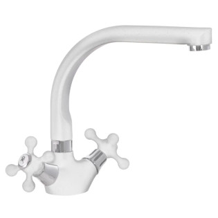 Змішувач для кухні MIXXUS COLOR 273 WHITE NUT (Колір білий) (MI2760)