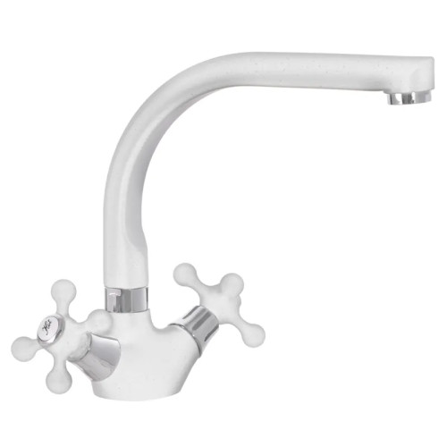 Змішувач для кухні MIXXUS COLOR 273 WHITE NUT (Колір білий) (MI2760)