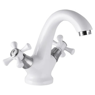 Змішувач для умивальника MIXXUS OMEGA 161 WHITE (Колір білий) (MI2765)
