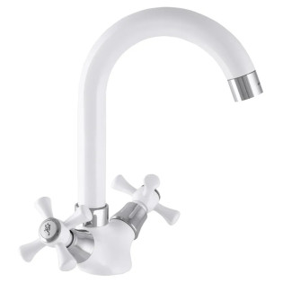 Змішувач для кухні MIXXUS OMEGA 275 WHITE NUT (Колір білий) (MI2767)