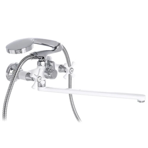 Змішувач для ванни MIXXUS OMEGA 140 WHITE (Колір білий) (MI2768)