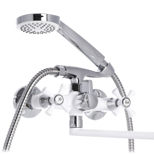 Змішувач для ванни MIXXUS OMEGA 140 WHITE (Колір білий) (MI2768)