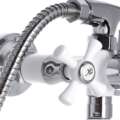 Змішувач для ванни MIXXUS OMEGA 140 WHITE (Колір білий) (MI2768)