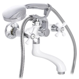 Змішувач для ванни MIXXUS OMEGA 142 WHITE (Колір білий) (MI2769)