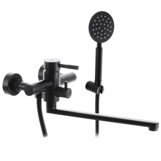 Змішувач для ванни MIXXUS SUS-006 EURO BLACK з нерж. сталі SUS304 (Колір чорний) (MI2806)