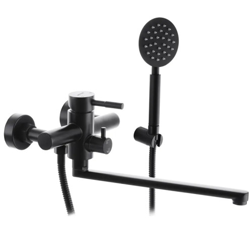 Змішувач для ванни MIXXUS SUS-006 EURO BLACK з нерж. сталі SUS304 (Колір чорний) (MI2806)