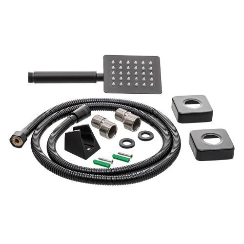 Змішувач для ванни MIXXUS KUB-006 EURO BLACK з нерж. сталі SUS304 (Колір чорний) (MI2811)