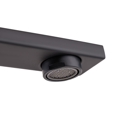 Змішувач для кухні MIXXUS KUB-011 BLACK з нерж. сталі SUS304 (Колір чорний) (MI2813)