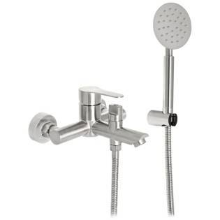 Смеситель для ванны MIXXUS DAX-142 EURO из нерж. стали SUS304 (Цвет нерж) (MI2821)