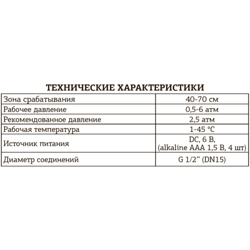 Кран для пісуара сенсорний MIXXUS PREMIUM PHOTO 031 з інфрачервоним датчиком (Колір хром) (MI2839)