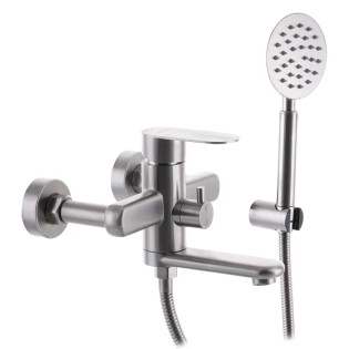Змішувач для ванни MIXXUS EVA-009 EURO з нерж. сталі SUS304 (Колір нерж) (MI5786)