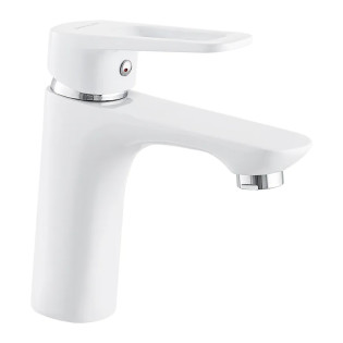 Змішувач для умивальника MIXXUS NEVADA 001 NUT WHITE (Колір білий) (MI5798)