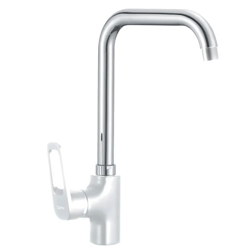 Змішувач для кухні MIXXUS NEVADA 014-G NUT WHITE (Колір білий) (MI5801)