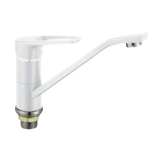 Змішувач для кухні MIXXUS NEVADA 555 NUT WHITE (Колір білий) (MI5802)