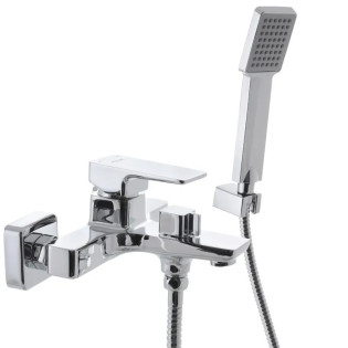 Змішувач для ванни MIXXUS PREMIUM KVADRO 009 EURO (Колір хром) (MI5806)