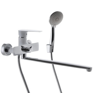 Змішувач для ванни MIXXUS PREMIUM EVA 006 EURO WHITE (Колір білий) (MI5813)