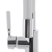 Змішувач для кухні MIXXUS PREMIUM RIO 011 REFL.WHITE з гнучким виливом (Колір нерж+вилив білий) (MI5814)
