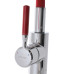 Змішувач для кухні MIXXUS PREMIUM RIO 011 REFL.RED з гнучким виливом (Колір нерж+вилив червоний) (MI5817)
