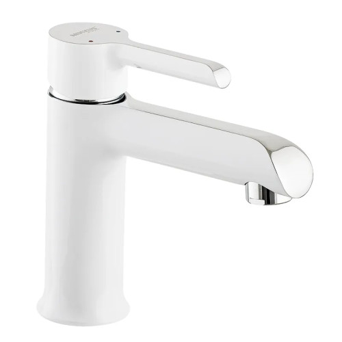 Змішувач для умивальника MIXXUS PREMIUM EDEM 001 WHITE (Колір білий/хром) (MI5843)
