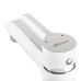Змішувач для умивальника MIXXUS PREMIUM EDEM 001 WHITE (Колір білий/хром) (MI5843)